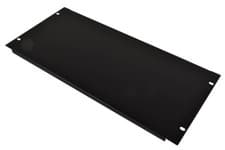Image of 6 U 19” Blank Rack Panel With Black Finish