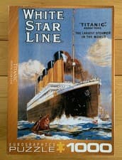 Image of Titanic 1000pc Jigsaw Puzzle – Eurographics White Star Line – new in box 