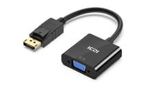 Image of DisplayPort to VGA Adapter, DP to VGA Adapter Gold-Plated Male to Female