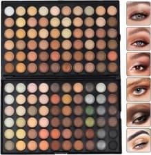 Image of laroc 120 natural eyeshadow tones