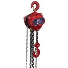 Image of Seale Chain Block Hoists 2tonne 3mtr Lifting Tackle Garage Engine