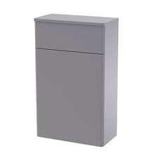Image of Nuie Classique 500mm Back to Wall WC Unit Grey Modern Bathroom Toilet Unit
