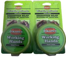 Image of 2 x Working Hands Hand Cream O'Keeffe's 96g Jar okeeffes dry cracked skincare
