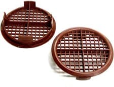 Image of Soffit Vents 70mm Push Fit - White Black Brown Anthracite Choose Size/Colour
