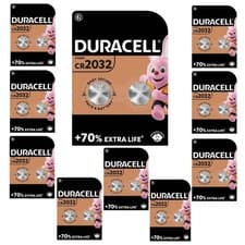 Image of CR2032 Duracell/Panasonic/Energizer Lithium 3V Coin Battery DL2032-Toys Car Key