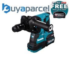 Image of Makita HR004GD201 XGT 40V Max BL Rotary Hammer 40V 2 x 2.5Ah Li-ion Batteries