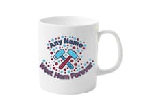 Image of West Ham United Mug – Personalised Football Gift, Hammers Fan Cup,