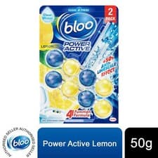Image of Bloo Toilet Rim Blocks Colour Active+ or Power Active Twin Pack, 50g