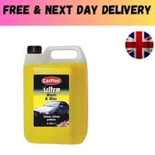 Image of CarPlan Ultra Wax & Wash Car Shampoo, 5 L Free UK Delivery (Packaging may vary)B