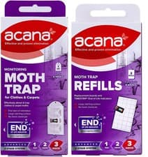 Image of ACANA Clothes Moth Trap + Refills | Wardrobe Protection | New Improved