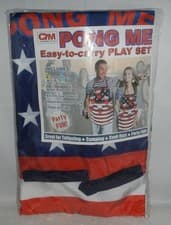 Image of PONG ME Beer Pong Apron Adult Party Drinking Game Play Set Includes 2 Aprons