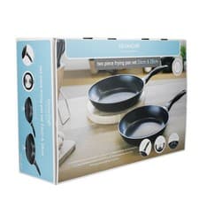 Image of KitchenCraft Non-Stick Aluminium Frying Pan Set, 28cm and 24cm