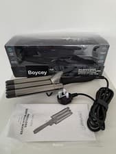 Image of Revamp Progloss Deep Beach Waver Hair Styler With Large Triple Barrel Heat Plate