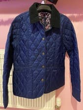 Image of Navy Blue Barbour Coat