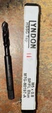 Image of LYNDON M8 x 0.8 HSSG TAP Blue for stainless steel MTG-60197-A Spiral Flute