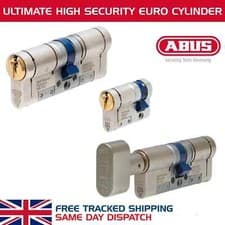 Image of ABUS X60 3-Star Kitemark Euro Cylinder – Anti-Snap, Anti-Pick, 3 Keys & Fixings