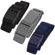 Image of Invisible Belt - Elastic Adjustable Slimming No Show 2045-Black/Gray/Navy (0-14)