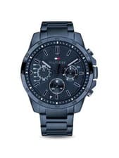 Image of TOMMY HILFIGER MENS WATCH STAINLESS STEEL BLUE BRACELET & BLUE DIAL TH1791560