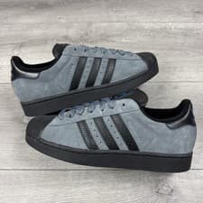 Image of Adidas Superstar II / 2 ‘Charcoal Black / Grey’ - Size UK 8.5 / EU 42 2/3
