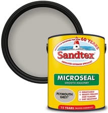 Image of SANDTEX MASONRY PAINT ULTRA SMOOTH QUALITY WATERPROOF ALL COLOURS 150ML 1L 2.5L