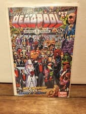 Image of Marvel's June 2014 The Wedding Of Deadpool Record Holder Issue #27 Comic Book