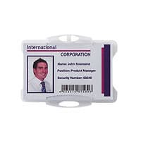 Image of Durable Security Pass Holder 54x85mm Clear (Pack of 50) 999108011