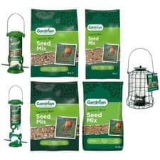 Image of Gardman Seed Mix Wild Bird Garden Feeding Complete High Quality Seeds Feeder