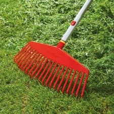 Image of Wolf Garten Multi Change® Leaf Rake UIMC Use With Multi Change Handle 