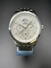 Image of Oris 7516 White Dial Multi-Complication (ETA 2688), Full Service, Year Warranty