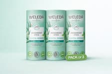 Image of Weleda 24 Protection Deodorant Stick Eucalyptus Peppermint No Alcohol Pack of 3