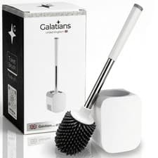 Image of Toilet Brush Modern Loo Brush Set for Stylish Bathrooms Durable & Hygienic
