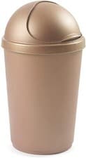 Image of New 50/30L Litre Plastic Bullet Bin Rubbish Waste Bins Kitchen Dustbin Flap Lid