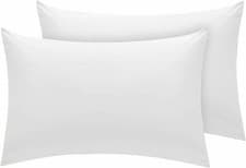 Image of Crisp & 200 TC 100% Egyptian Cotton Percale Housewife Pillowcase (set of 2)