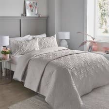 Image of Duvet Cover Set 100% Polyester Cavali by Serene in Silver