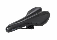 Image of ETC M325 MTB Bike/Cycle Saddle Black, 275 X 160mm, Saddle Clip