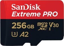 Image of SanDisk 256GB Extreme PRO micro SD card SD adapter (For Smartphones Action Cams