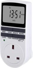 Image of Electronic Digital Timer 12/24 Hour Switch 7 Day Socket UK Plug-in Programmable