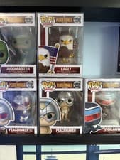 Image of Peacemaker Funko Pop! Set of 5 Vinyl Figures DC Comics New Sealed Protectors