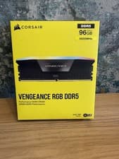 Image of 🔥 CORSAIR VENGEANCE RGB DDR5 RAM 96GB (4x24GB) 5600MHz CMH128GX5M4B5600C40🔥