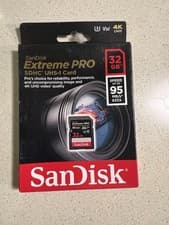 Image of SanDisk Extreme PRO 32 GB SDHC UHS-I Memory Card New Sealed