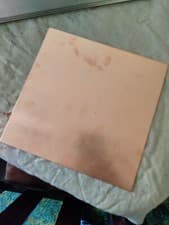 Image of 0.5mm copper sheet copper sheet off cuts all sizes 100mm x 100mm upwards