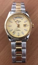 Image of NEW! Men's / Gent's Rotary Two Tone Havana Watch with Champagne Face GB02661/20