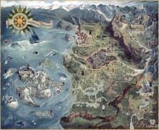 Image of The Witcher 3 Wild Hunt Map Only Original UK English Genuine
