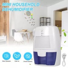 Image of Electric Dehumidifier Portable for Home Condensation Moisture Damp Quiet Drying