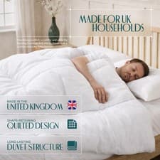 Image of BEST HOTEL QUALITY DUVET QUILT SINGLE DOUBLE KING ALL SIZE 4.5 10.5 13.5 15 TOG