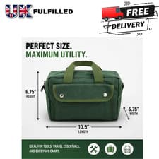 Image of Canvas All-Purpose Military Style Duffle Bag – Water-Resistant, Heavy Duty-UK