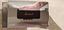 Image of MARSHALL BRAND NEW SEALED AUTHENTIC EMBERTON BLUETOOTH SPEAKER BLACK & BRASS NEW