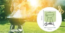 Image of Green Kettle Barbeque Cover Protector Garden Water Resistant Outdoor Medium BBQ