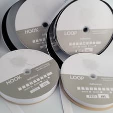 Image of Hook And Loop Tape Stick On Self Adhesive White Black 20mm 25mm 50mm