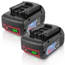 Image of 2PCS 18V 6.0ah For Bosch Li-ion Battery Professional Tools BAT610 BAT618 BAT609